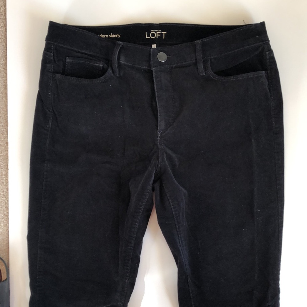 Ann Taylor Loft skinny fine-wale corduroy jeans